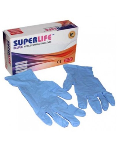 Superlife Bluple Nitril Exam Glove