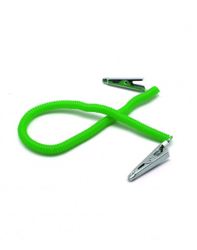 CLIP DENTAL BIB COIL CHAIN GREEN BH
