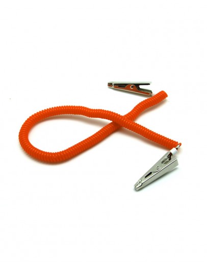 CLIP DENTAL BIB COIL CHAIN ORANGE BH