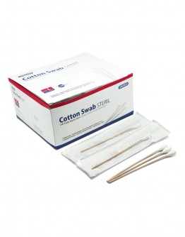 COTTON SWAB STERIL L OM 100 BH