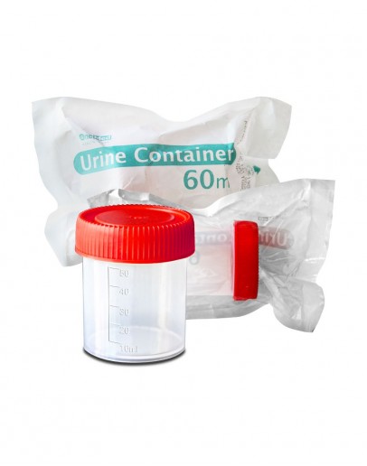 URINE CONTAINER 60 ML KARTON 500's