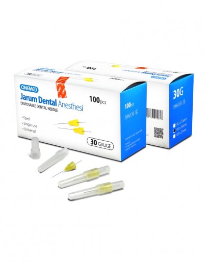 DENTAL NEEDLE 30G X 21MM  BOX 100's