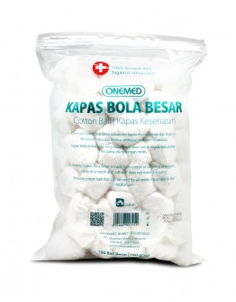 Kapas Bola Besar OneMed isi 100pcs
