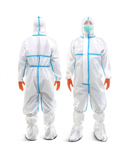 BAJU APD COVERALL SEAM TAPE PUTIH